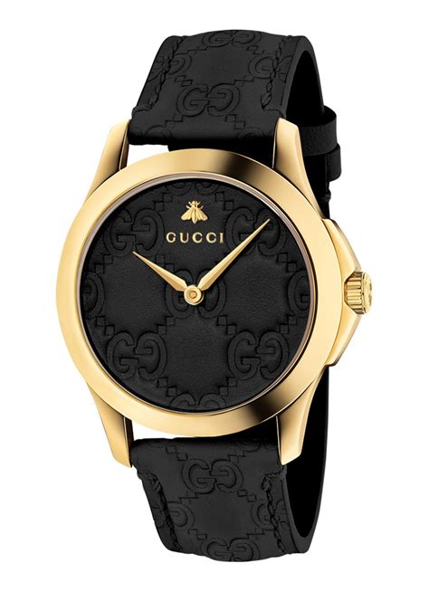 gucci horloge zwart|gucci 38mm watch.